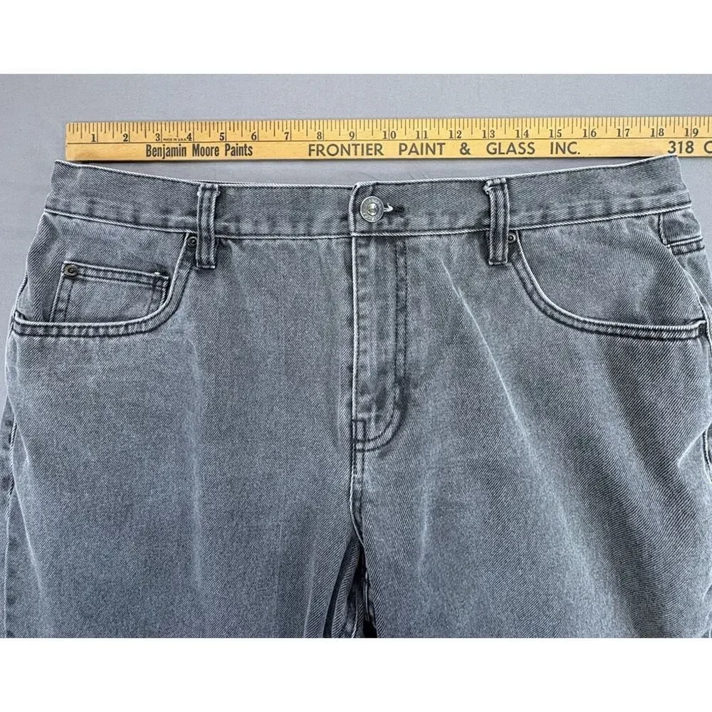 RedHead Flannel Lined Jeans Men's 38x30 Relaxed Fit Gray Washed Denim - Picture 6 of 10